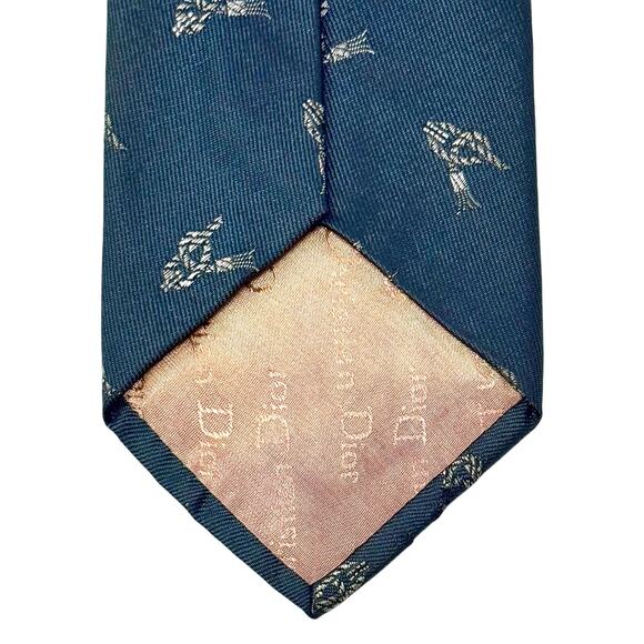 Christian Dior Knot Pattern Tie - Picture 3 of 10